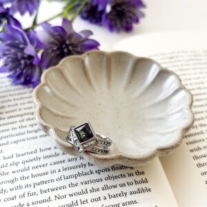 Bomb Party double band ring.